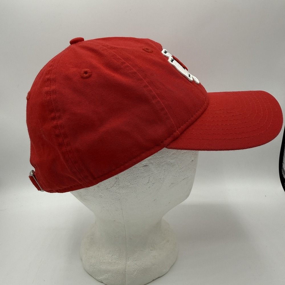 Kansas City Chiefs NFL New Era Hat Women's Red Adjustable Strapback Baseball Cap - Picture 2 of 6